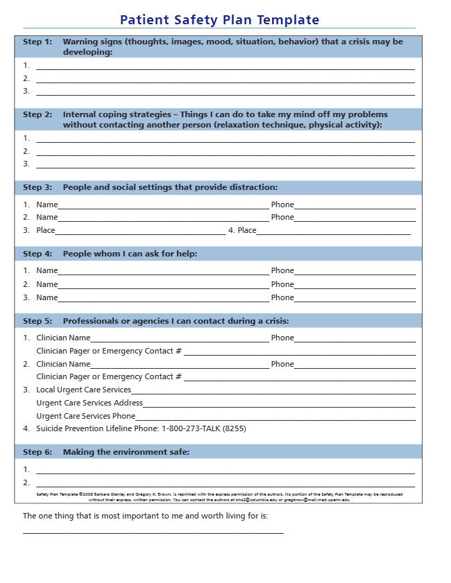 free safety plan template  download yours now to save time