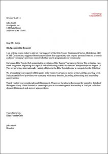 Proposal for sponsorship image