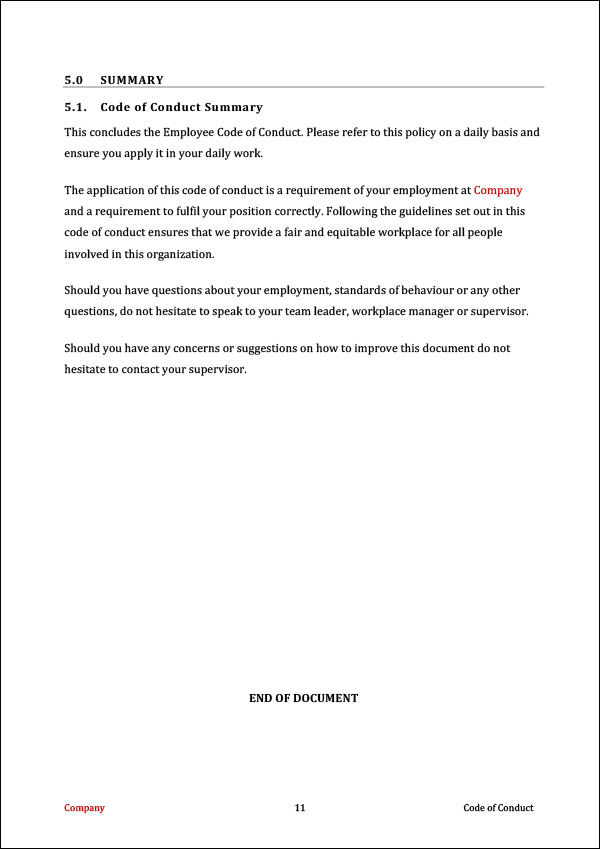 Employee Code Of Conduct Template Will You Risk Your Business employee-code-of-conduct-template-will-you-risk-your-business