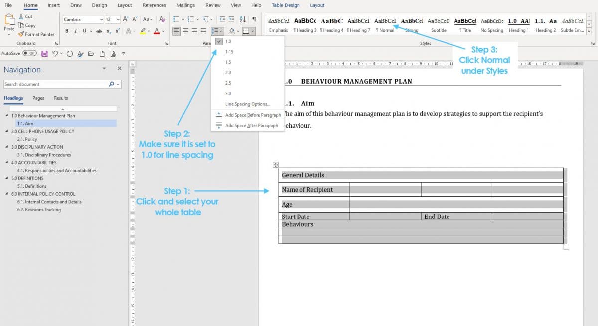 How to Center Text Vertically in a Microsoft Word Table Without Going Crazy