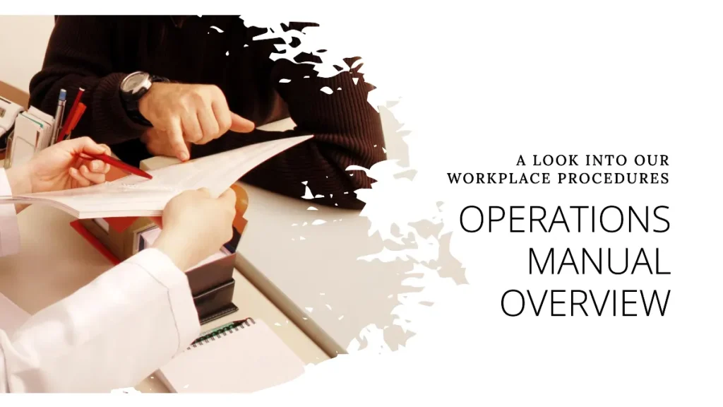 Operations Manual Template