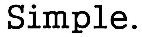 Keep it Simple but Comprehensive