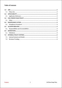 Cell Phone Usage Policy Template | Set the Rules or Waste Time &amp; Money