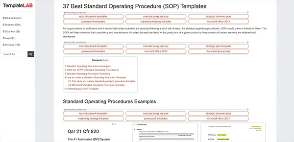 Procedure Manual