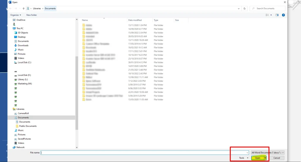 Recover Corrupted Word File