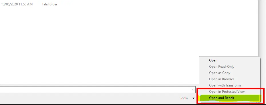 Recover Corrupted Word File