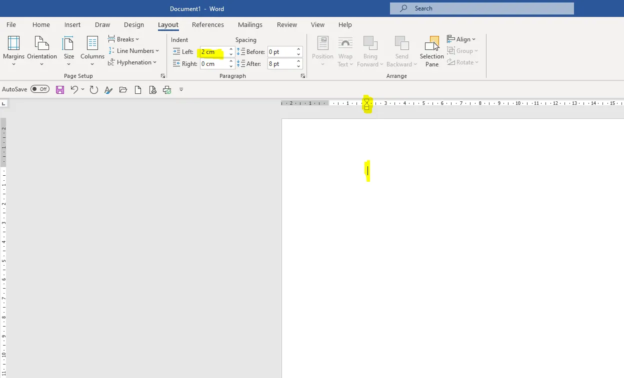 Fix Margins in Microsoft Word