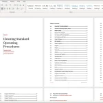 Cleaning Standard Operating Procedure Template