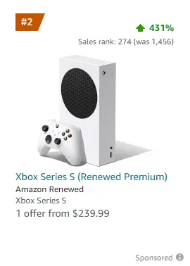 XBOX Amazon Ad
