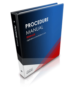 Procedure Manual Template