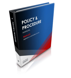 Policy and Procedure Manual Template