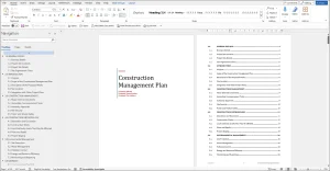 Construction Management Plan Template