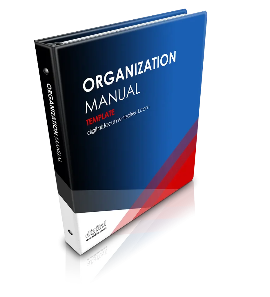 Organization Manual Template - E-Book Cover