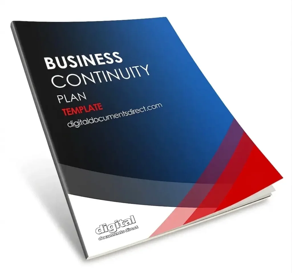 Business Continuity Plan Template Cover